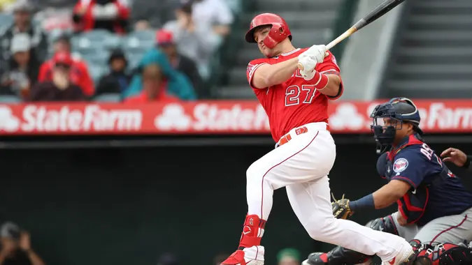 Mike Trout Anaheim Angeles highest paid athlete