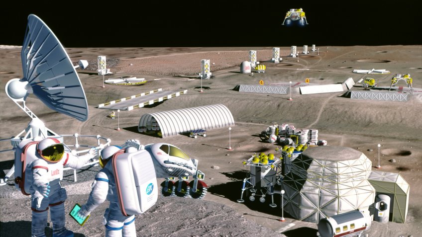 NASA moon colony