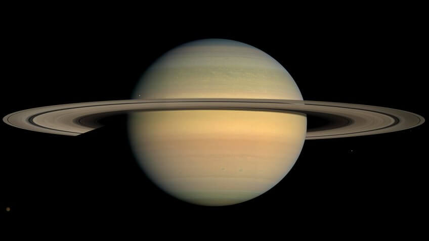 Planet Saturn from Cassini spacecraft