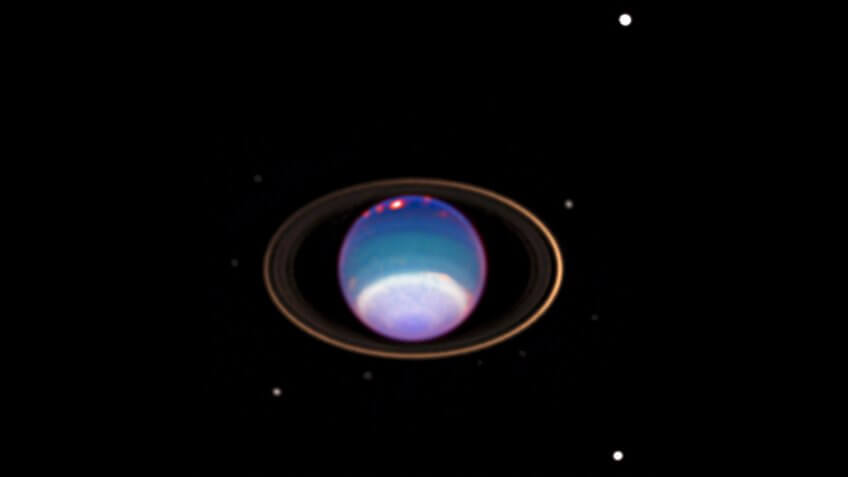 Planet Uranus from Hubble Telescope