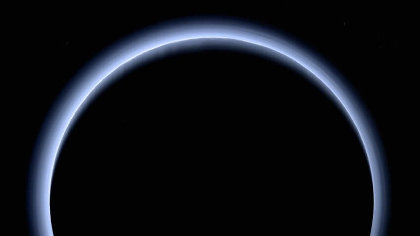 Pluto dwarf planet from New Horizons spacecraft