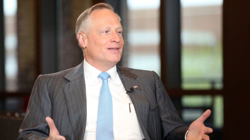 Mandatory Credit: Photo by Brandon Wade/AP/Shutterstock (9635647p)Ross Perot Jr, Maria Bartiromo.