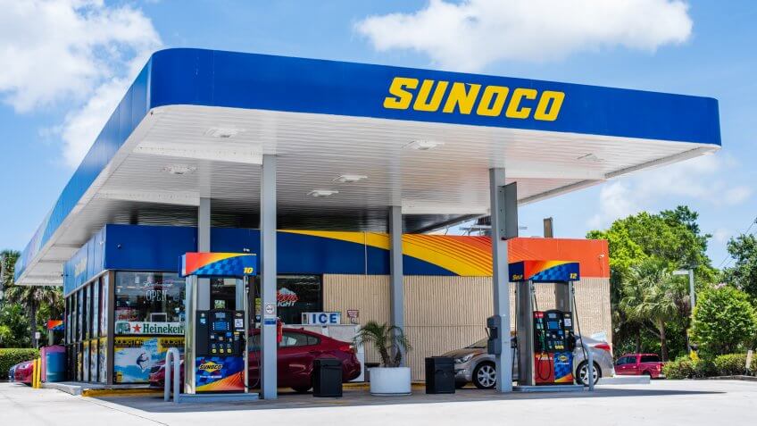 Orlando Florida june 3rd 2017 Sunoco gas station - Image.