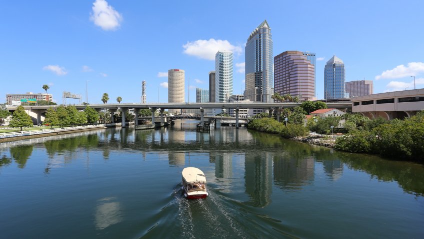 Tampa Florida River Boat