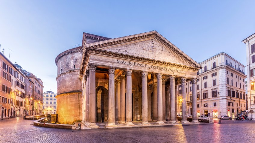 The Roman Pantheon is the most preserved and influential building of ancient Rome.