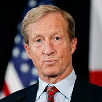 Mandatory Credit: Photo by Charlie Neibergall/AP/Shutterstock (10052758x)Billionaire investor and Democratic activist Tom Steyer speaks during a news conference where he announced his decision not to seek the 2020 Democratic presidential nomination, at the Statehouse in Des Moines, IowaElection 2020 Tom Steyer, Des Moines, USA - 09 Jan 2019.