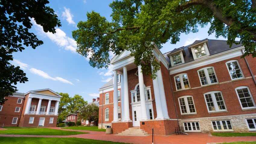 Recitation Hall at the University of Delaware in Newark, Delaware.