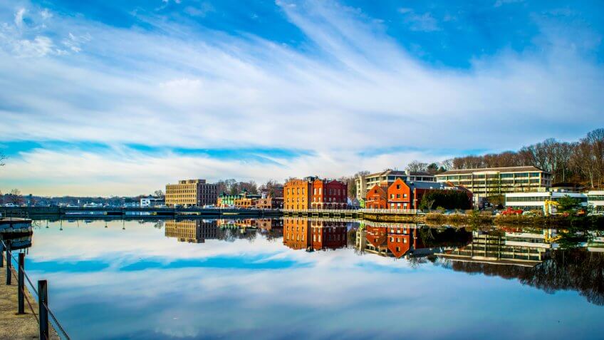 Westport CT Downtown Bridge - Image.