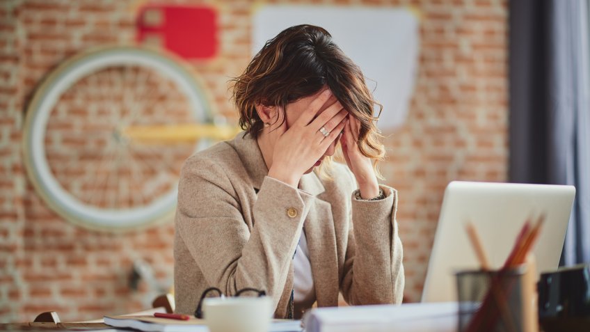 Headache In Office.