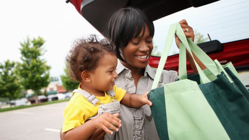 grocery shopping.