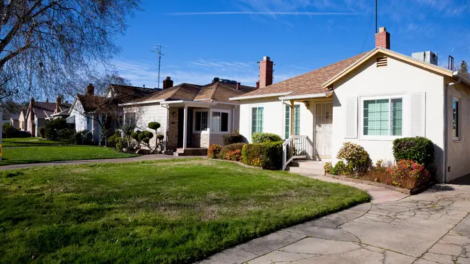 Older neighborhood in Sacramento.