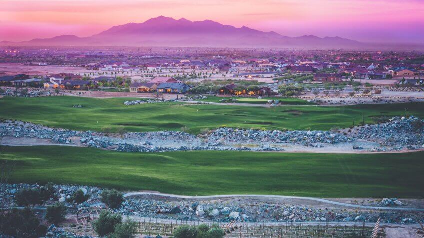 Verrado Golf Course Sunrise - Image.