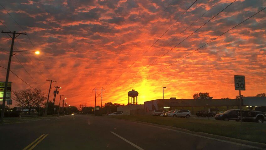 Derby, Kansas Sunset - Image.