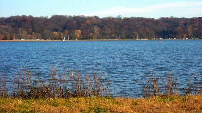 Creve Coeur Lake in Maryland Heights Missouri.