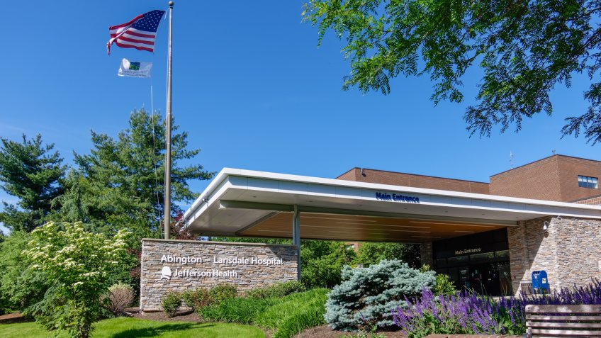 Lansdale, PA - May 21, 2019: Abington - Lansdale Hospital is a 140-bed, acute care general hospital and is part of Jefferson Health.