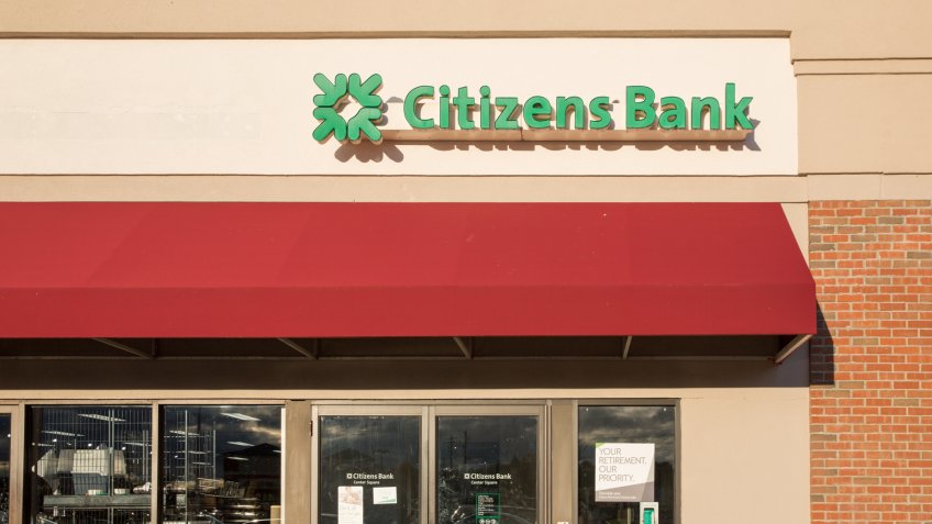 Philadelphia, Pennsylvania - November 6, 2017: Citizens Bank - Image.