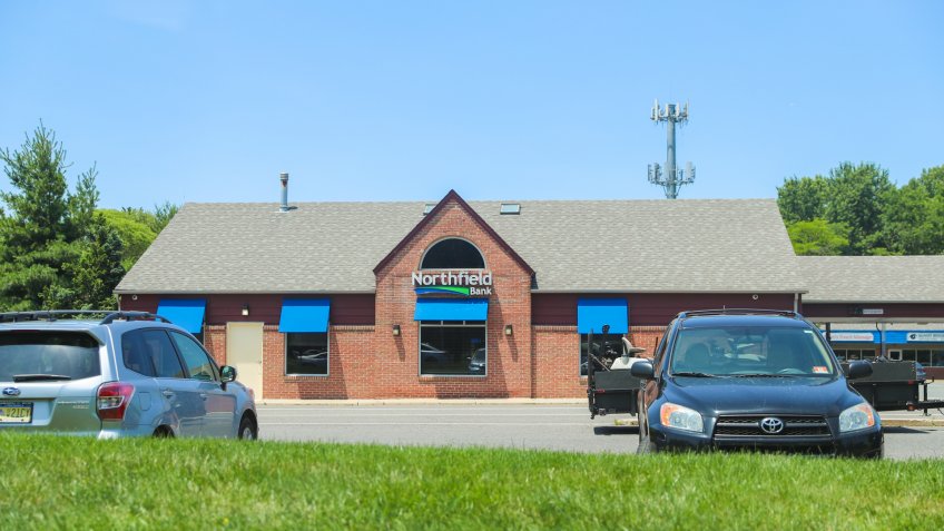 Princeton New Jersey - June 23, 2019: Northfield Bank in New Jersey - Image - Image.