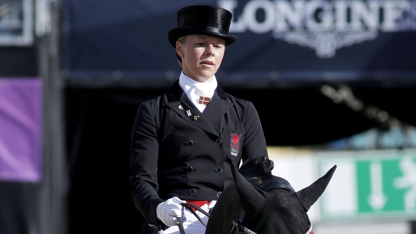 Mandatory Credit: Photo by Ibl/Shutterstock (9019601c)Agnete Kirk Thinggaard'Longines FEI European Championships' Gothenburg, Sweden - 22 Aug 2017.
