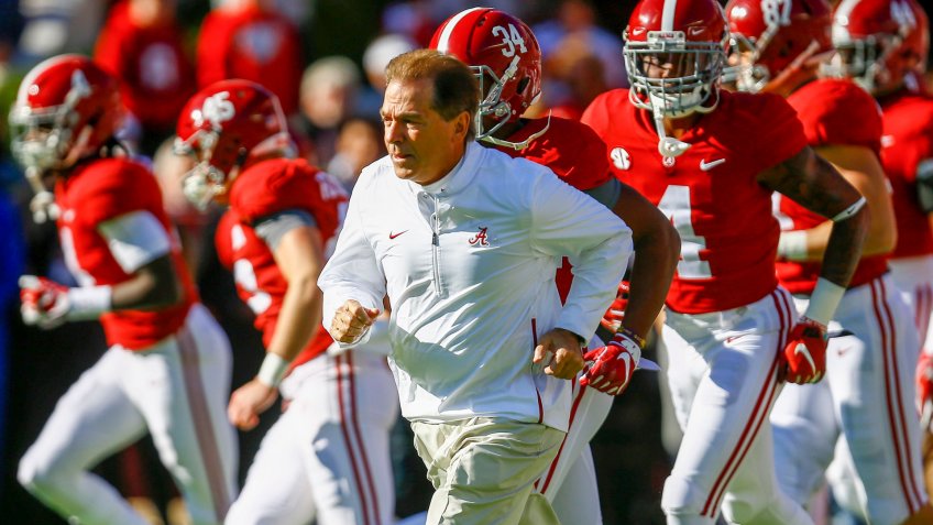 Alabama Coach Nick Saban