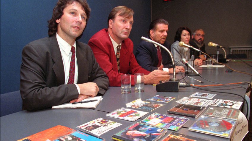 Anti-Piracy press conference in Beijing China