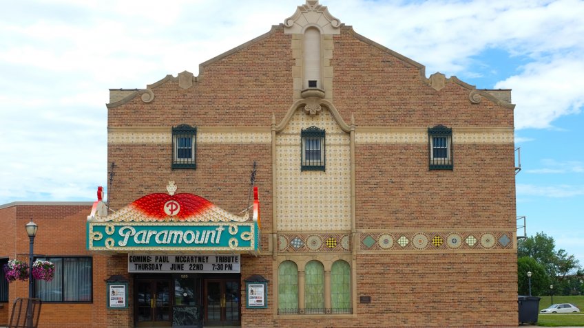 AUSTIN, MINNESOTA - JUNE 21, 2017: The Paramount Theater.