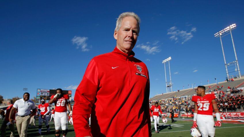 Bob Davie, football coach, University of New Mexico