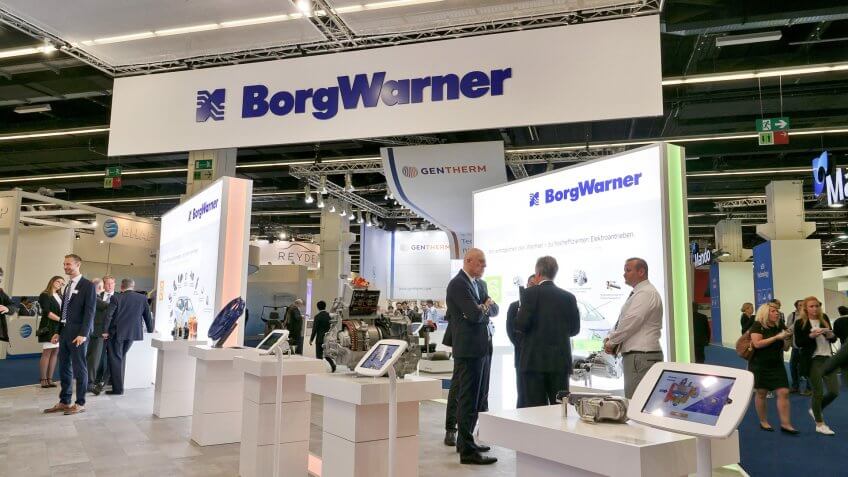 BorgWarner exhibition booth