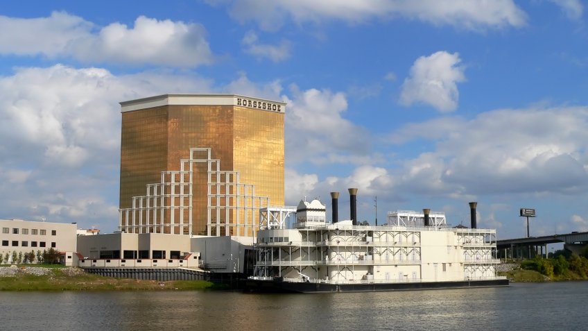 BOSSIER CITY LA - OCT 2005: Horseshoe Hotel and Casino, Bossier City Louisiana - Image.