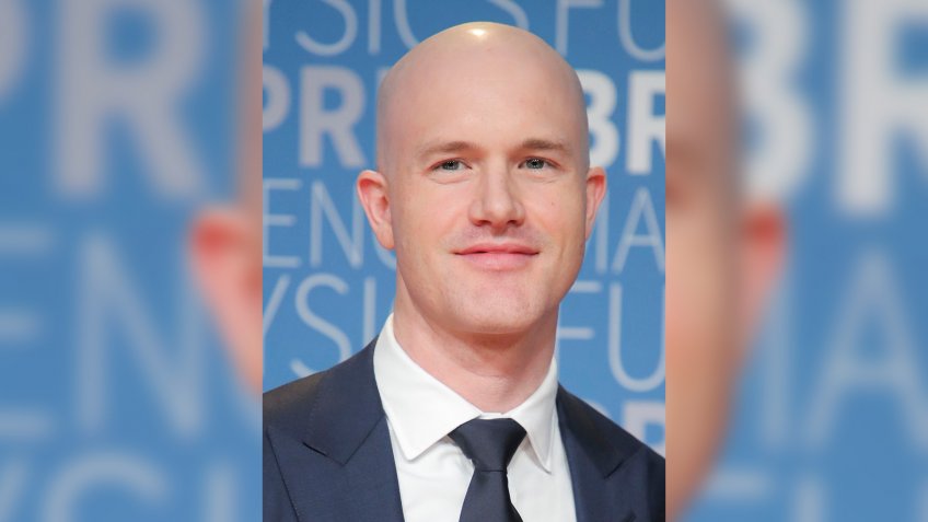 Mandatory Credit: Photo by Chelsea Lauren/Variety/Shutterstock (9960459ht)Brian ArmstrongBreakthrough Prize, Arrivals, NASA Ames Research Center, Mountain View, USA - 04 Nov 2018.