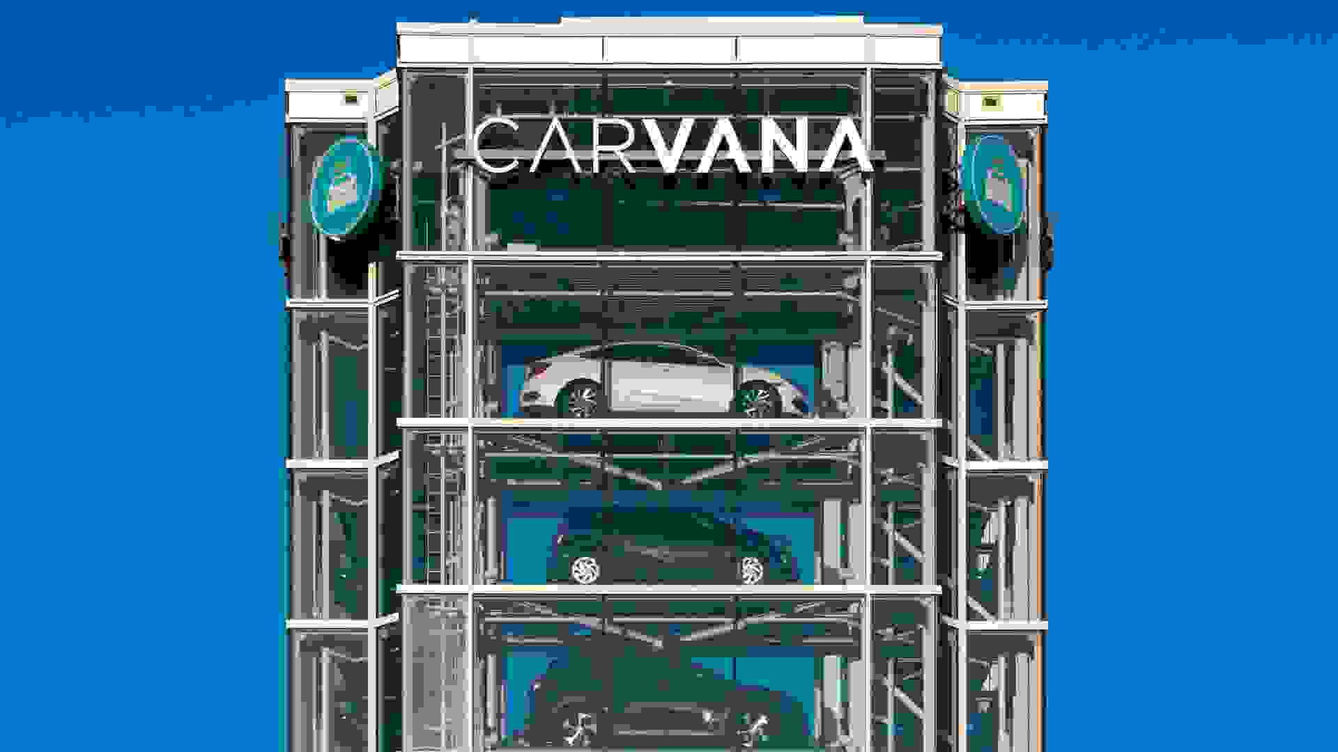 TEMPE, AZ/USA - APRIL 10, 2019: Carvana automobile dealership vending machine.