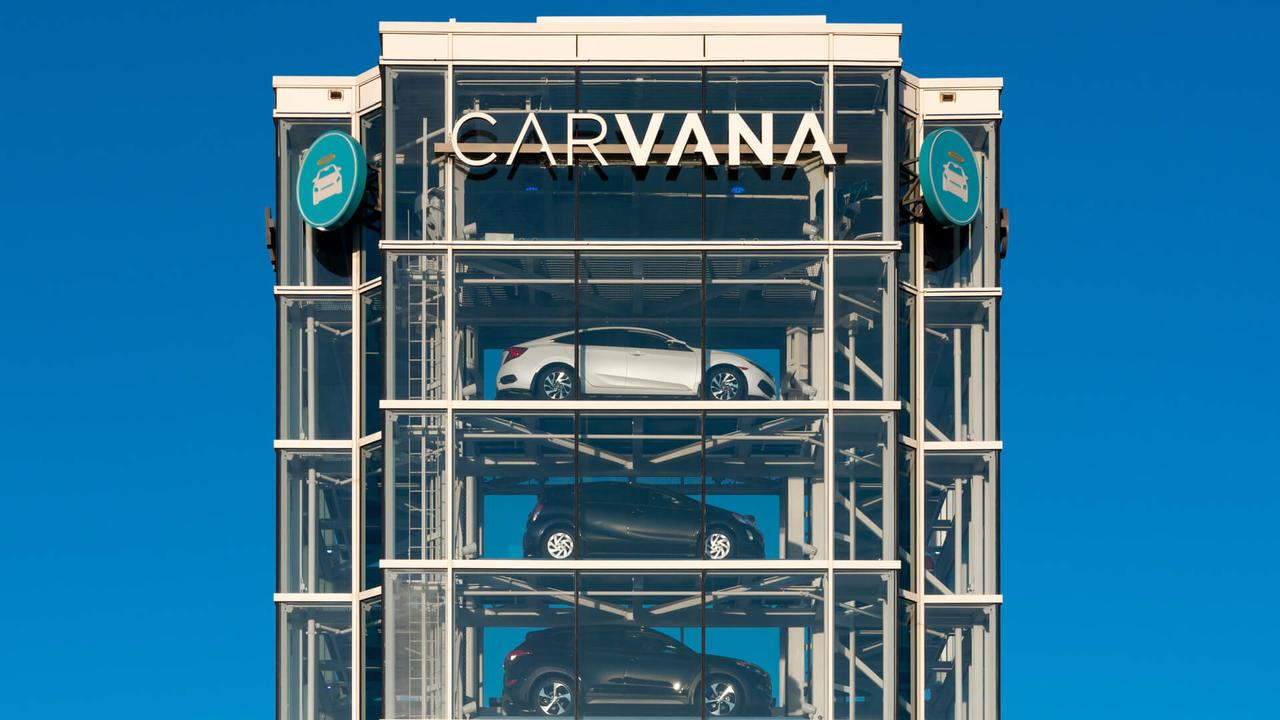 TEMPE, AZ/USA - APRIL 10, 2019: Carvana automobile dealership vending machine.