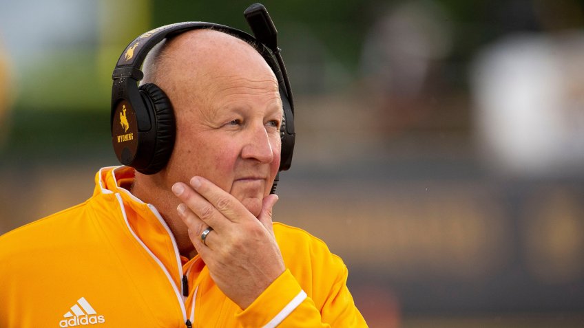 Craig Bohl, football coach, University of Wyoming