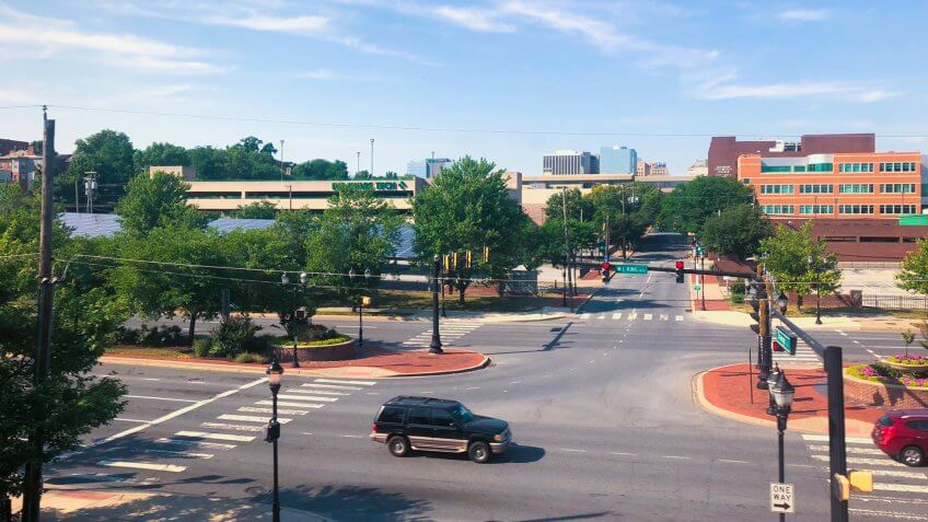 Delaware Technical Community College in western quarter of downtown Wilmington, Delaware.