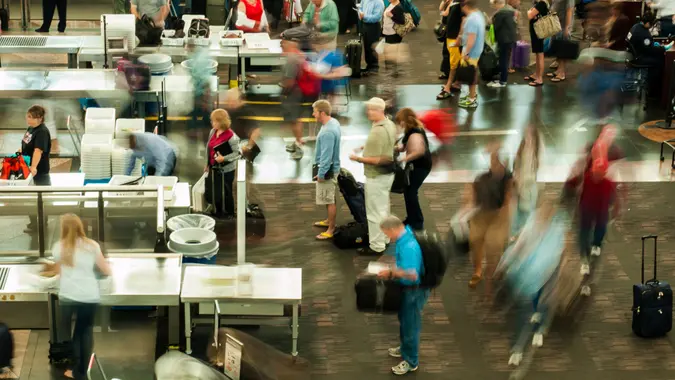 Denver Colorado airport security lines