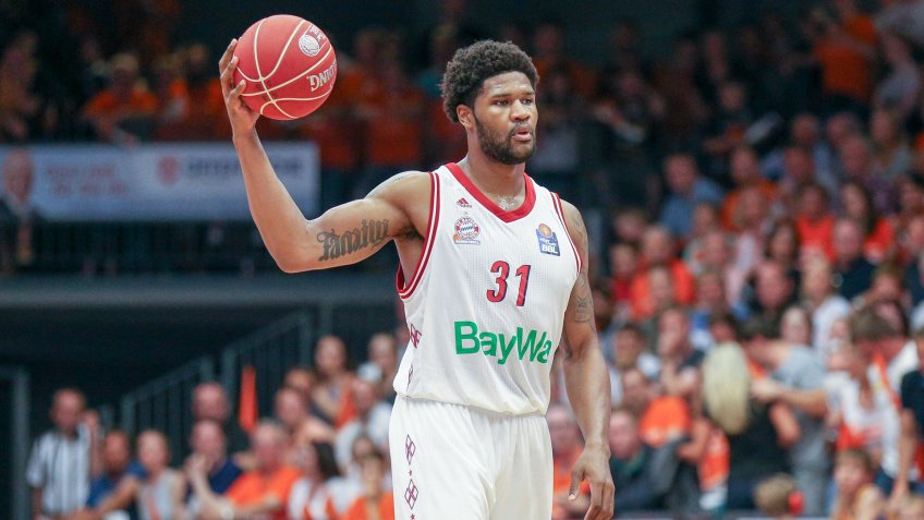 Mandatory Credit: Photo by Pixathlon/Shutterstock (10268428a)Devin Booker #31 (FC Bayern Basketball), SC Rasta Vechta vs.
