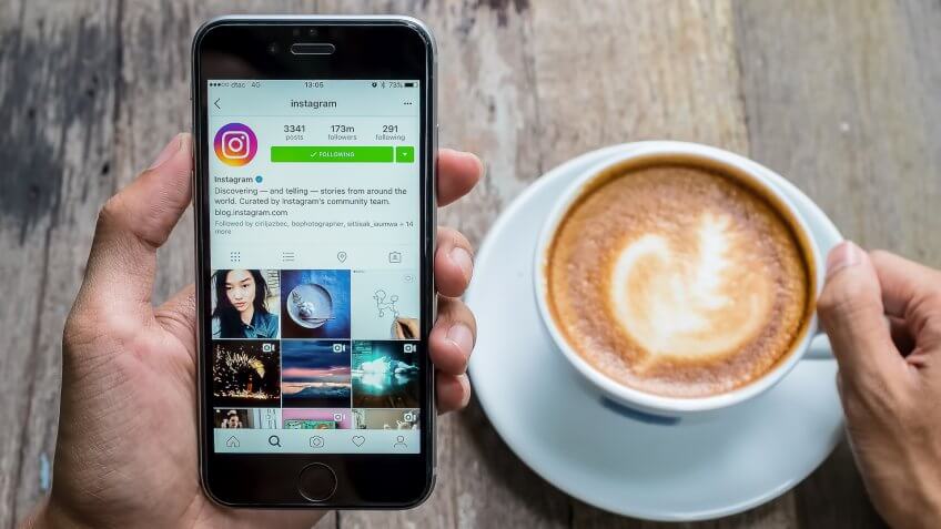 Instagram app feed