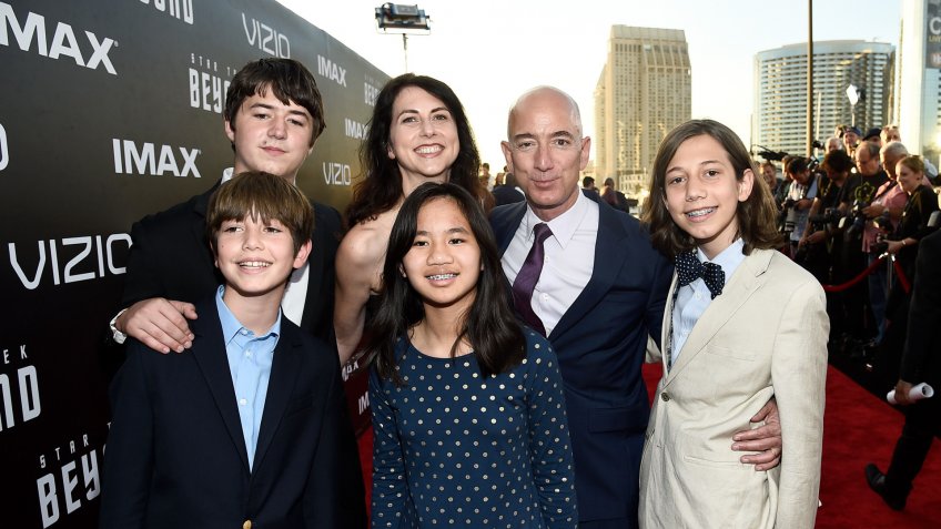 Jeff Bezos family