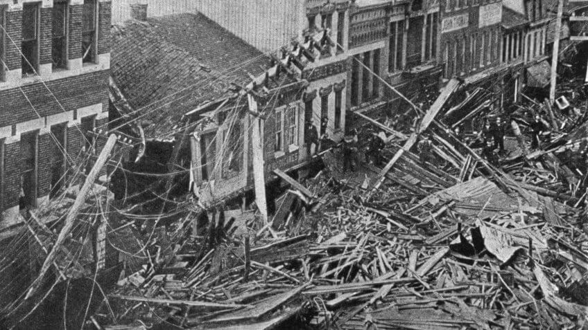 Johnstown flood in 1889