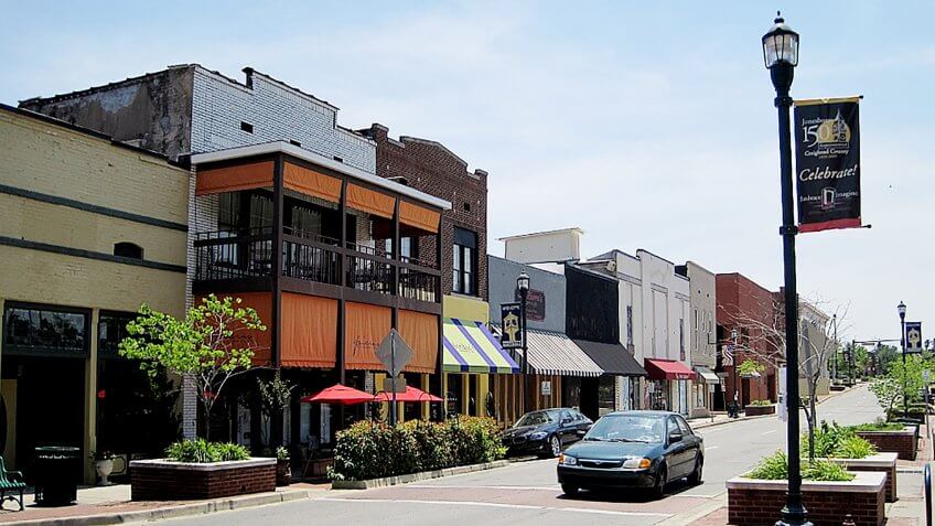 Downtown Jonesboro, Arkansas, June 2011.