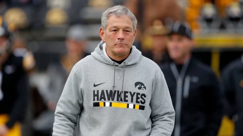 Kirk Ferentz, football coach, University of Iowa