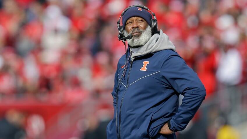 Lovie Smith, football coach, University of Illinois at Urbana Champaign