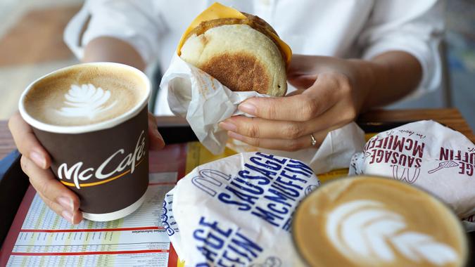 McDonalds breakfast meal
