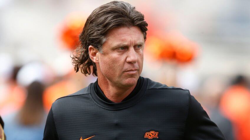 Mike Gundy, football coach, Oklahoma State University