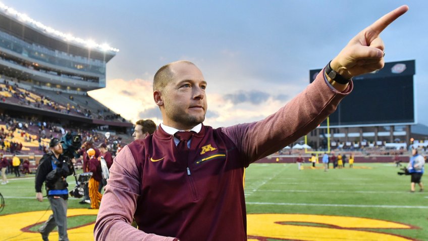 P.J. Fleck, football coach, University of Minnesota