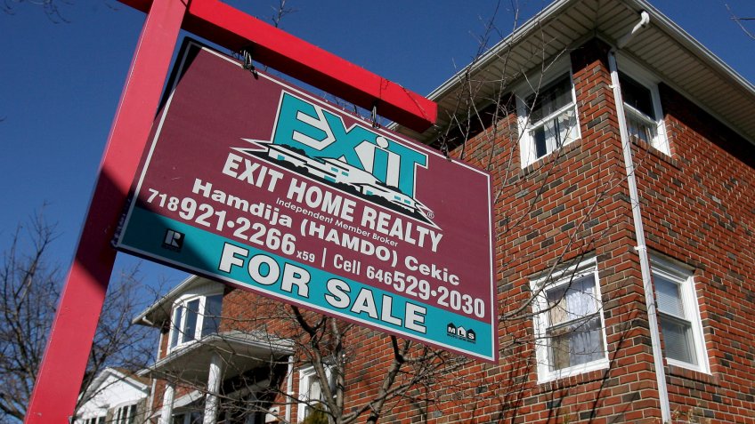 Realty for sale sign in Staten Island New York in 2008