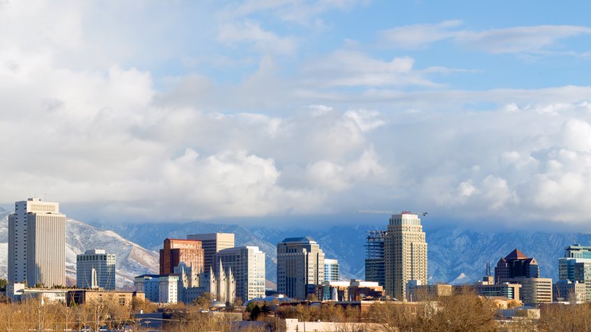 Salt Lake City Utah winter