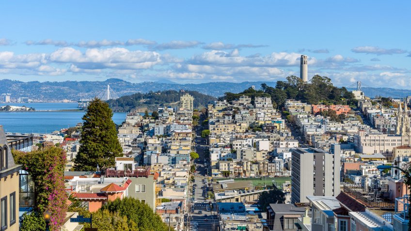 San Francisco California winter