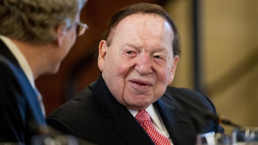 Sheldon Adelson CEO Las Vegas Sands net worth