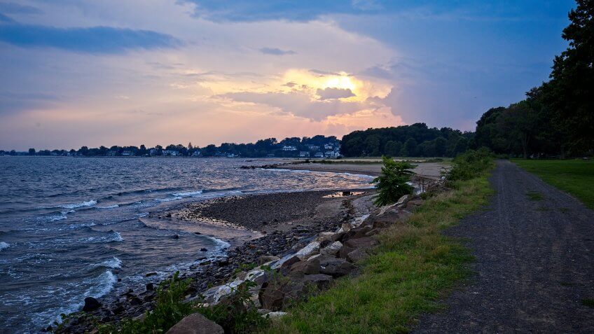Sherwood Island State Park, Connecticut.