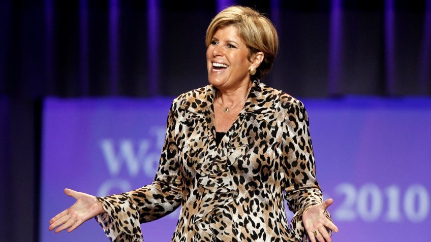 Suze Orman talking at Women's Conference in Long Beach California